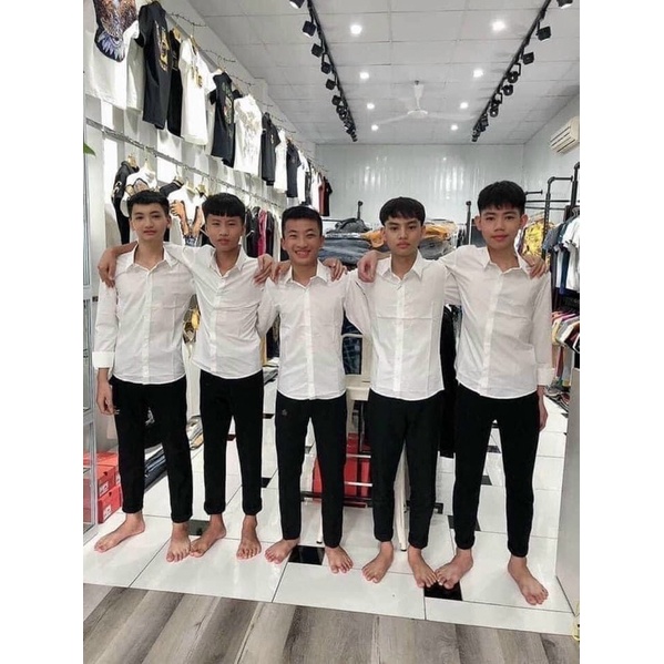 Sơ Mi Nam Trắng Trơn - Sơ Mi Trắng Cho Nam