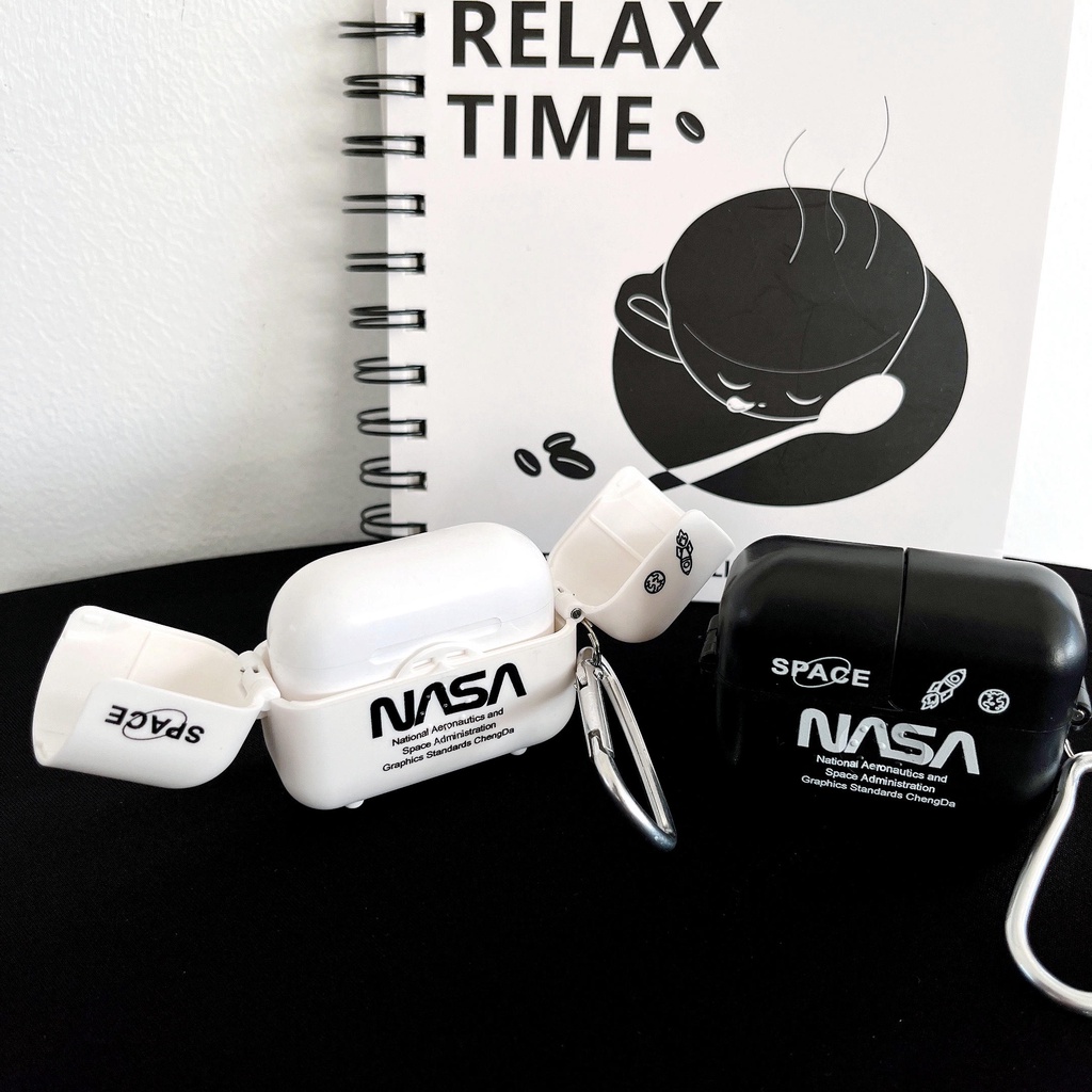 NASA Vỏ Bảo Vệ Hộp Sạc Tai Nghe AirPods3gen 2021 AirPods3 AirPodsPro Airpods2 Ốp