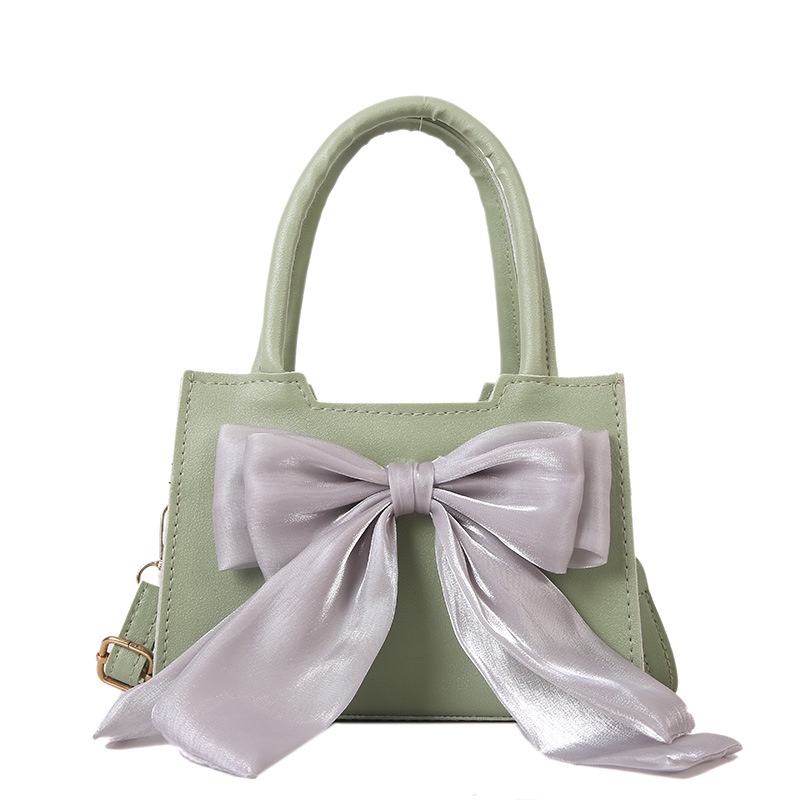 Túi Đeo Chéo Vai Nhỏ Thắt Nơ Thời Trang Dễ Phối Đồ Cho Nữ