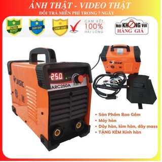 Máy hàn điện tử JASIC ARC 250A hàn que hồ quang công nghiệp gia đình mini cầm tay thông minh