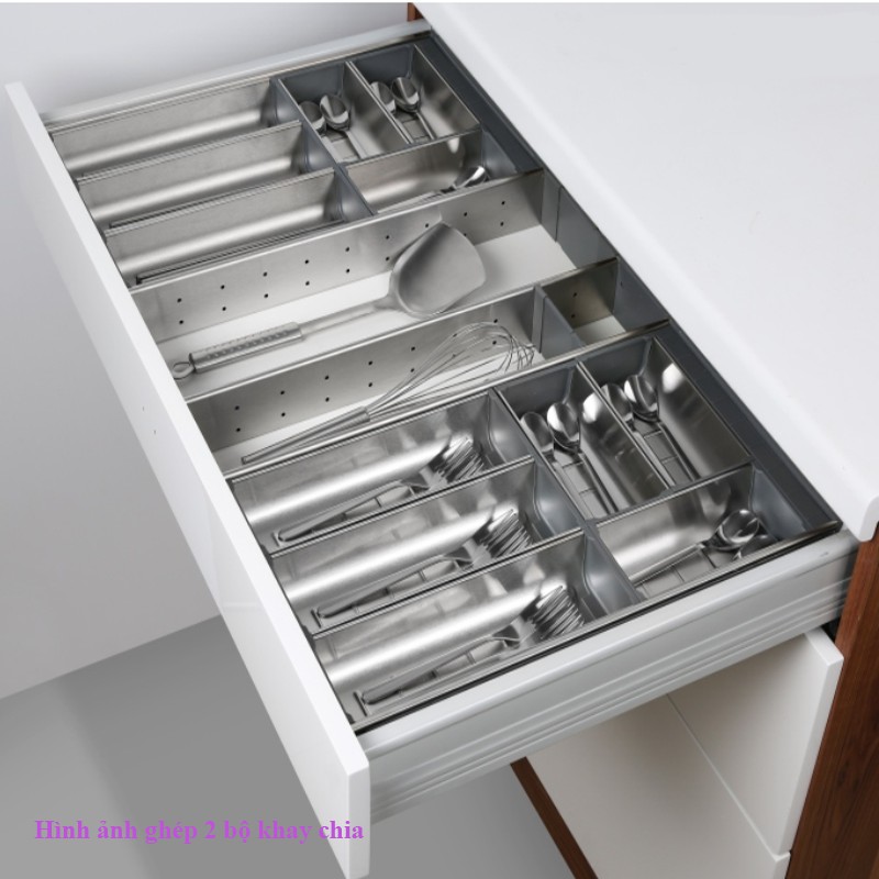 Khay chia thìa dĩa INOXEN - KCH chất liệu inox