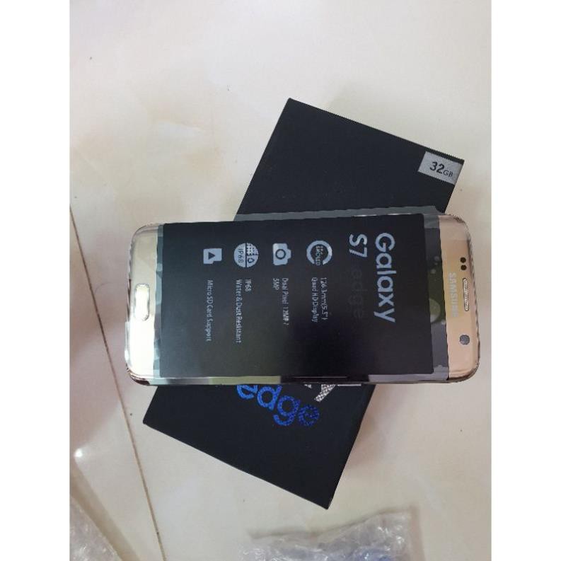 R12 điện thoại Samsung Galaxy S7 Edge 2 sim ram 4G bộ nhớ 32G mới, chơi game nặng mượt 1