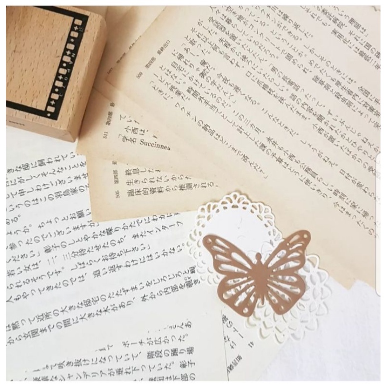 Set 20 tờ giấy nền tiếng Nhật và set mix bullet journal