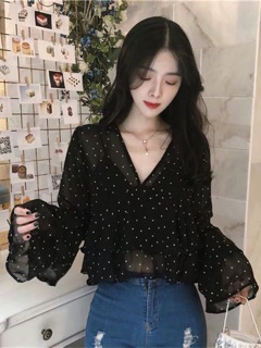 Áo hoa nhí kiểu