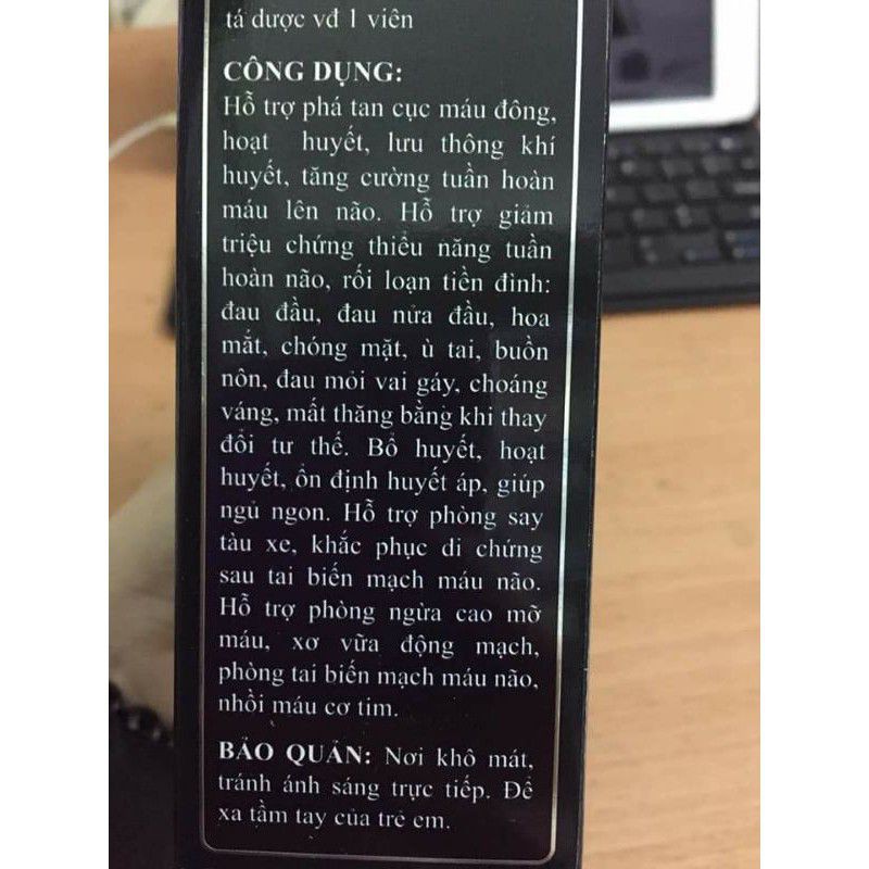 Hoạt huyết tiền đình G&P-Mẫu mới