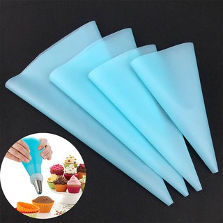 Set 4 Túi Bắt Bông Kem Trang Trí Bánh Bằng Eva Cấp Thực Phẩm Tái Sử Dụng Được