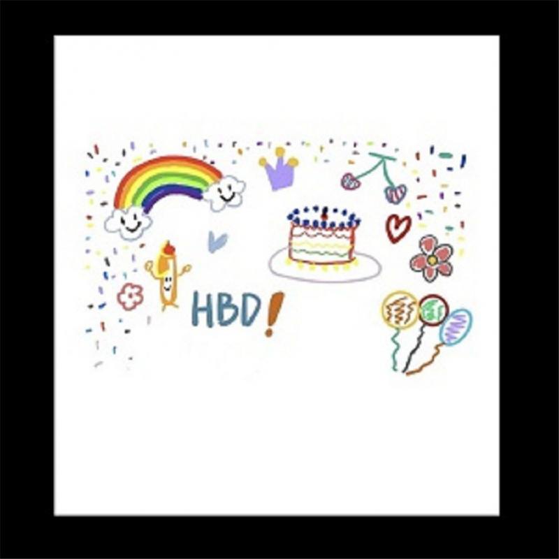 Đèn LED Chiếu Chữ Happy Birthday Chạy Bằng Pin