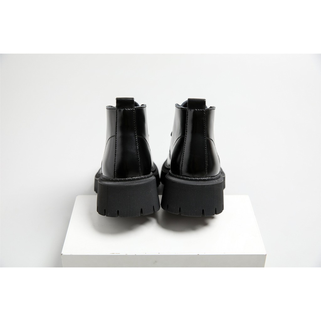 Original boots đế 5cm  - Boots da bò nữ phong cách vintage, retro