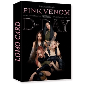 Lomo card Pink Venom thẻ hình nhóm Blackpink MV