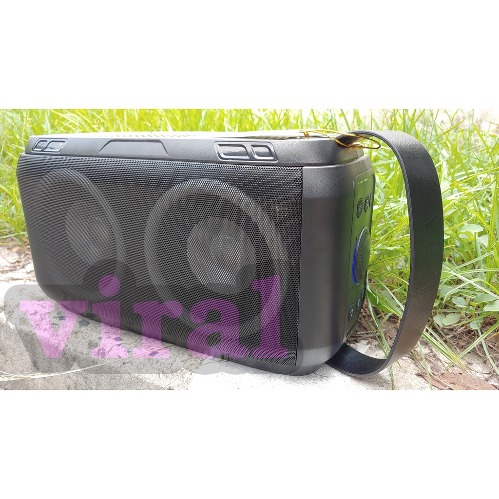 Loa w king t9 loa di động xách tay bass cực mạnh có đèn led có reverb dsp chuyên nghiệp micro cực hút