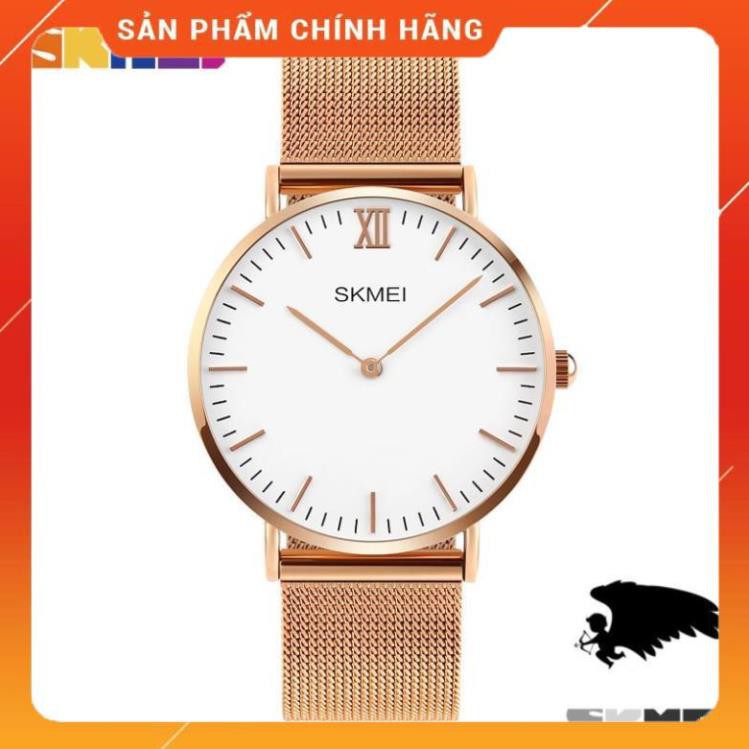 Đồng Hồ Unisex SKMEI Chính Hãng Dây Thép Không Gỉ 1181 Size 28mm và 40mm Rất Phù Hợp Cho Cặp Đôi Nhẹ Nhàng Tinh Tế