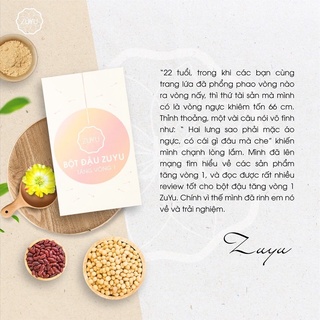 Bột Đậu ZuYu Tăng Vòng 1 ( Tặng Kèm Tinh Dầu Massge )