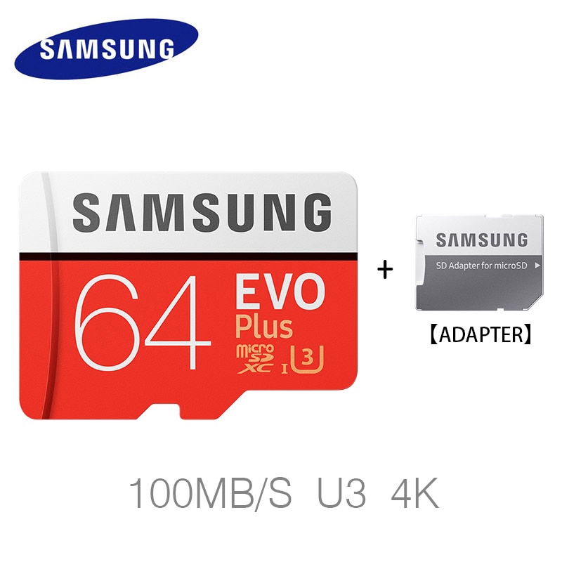 Thẻ nhớ Samsung EVO Plus SDHC 10 Class10 Micro SD c10 U3 TF 64GB 128GB 256gb 512GB