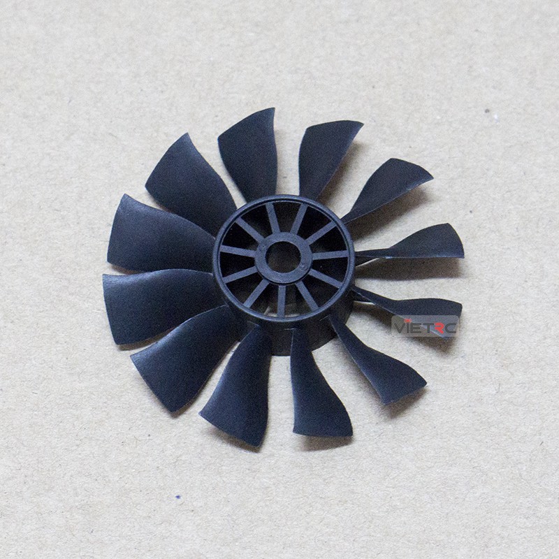 QX-Motor 50mm 12 lá ducted fan propeller thuận/nghịch để chế máy bay điều khiển từ xa