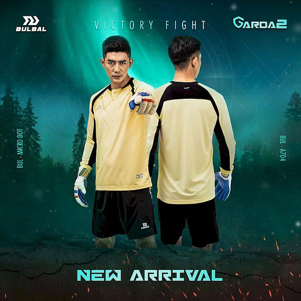 Quần áo bóng đá không logo, quần áo thủ môn dài tay có đệm in tên RIKI - Yousport