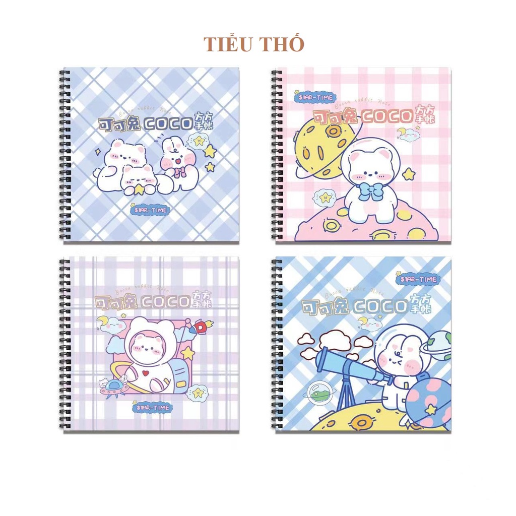 Sổ tay ô li - chuyên dùng trang trí bullet journal - Ammy và Tiểu Thố - 170mm x170mm