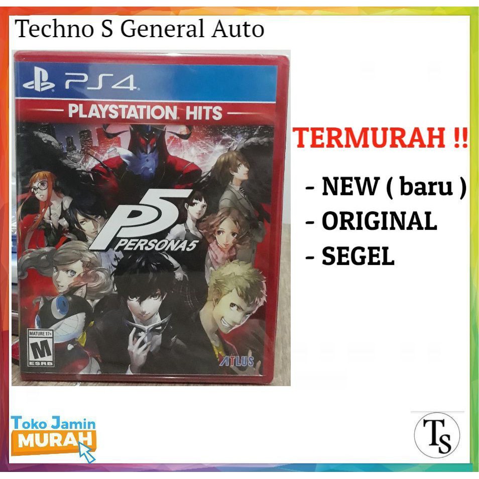 Đĩa Cd Game Ps4 Persona 5 / Ps4 Persona5 / Ps 4 Persona 5