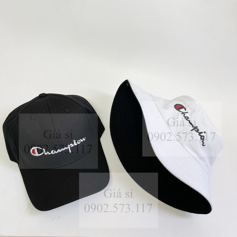 Cặp nón kết lưỡi trai - bucket thêu CHAM thời trang đơn giản cá tính nam nữ