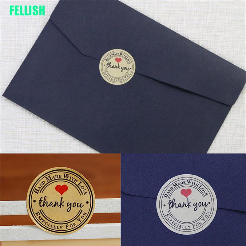 Set 12 / 60 / 120 Miếng Nhãn Dán 38mm In Chữ Thank You Dùng Cho Tiệc Cưới