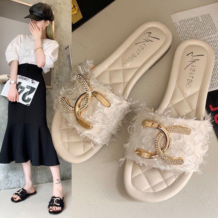 (ORDER) Dép lê lông vũ size 35-40 - Hàng Quảng Châu