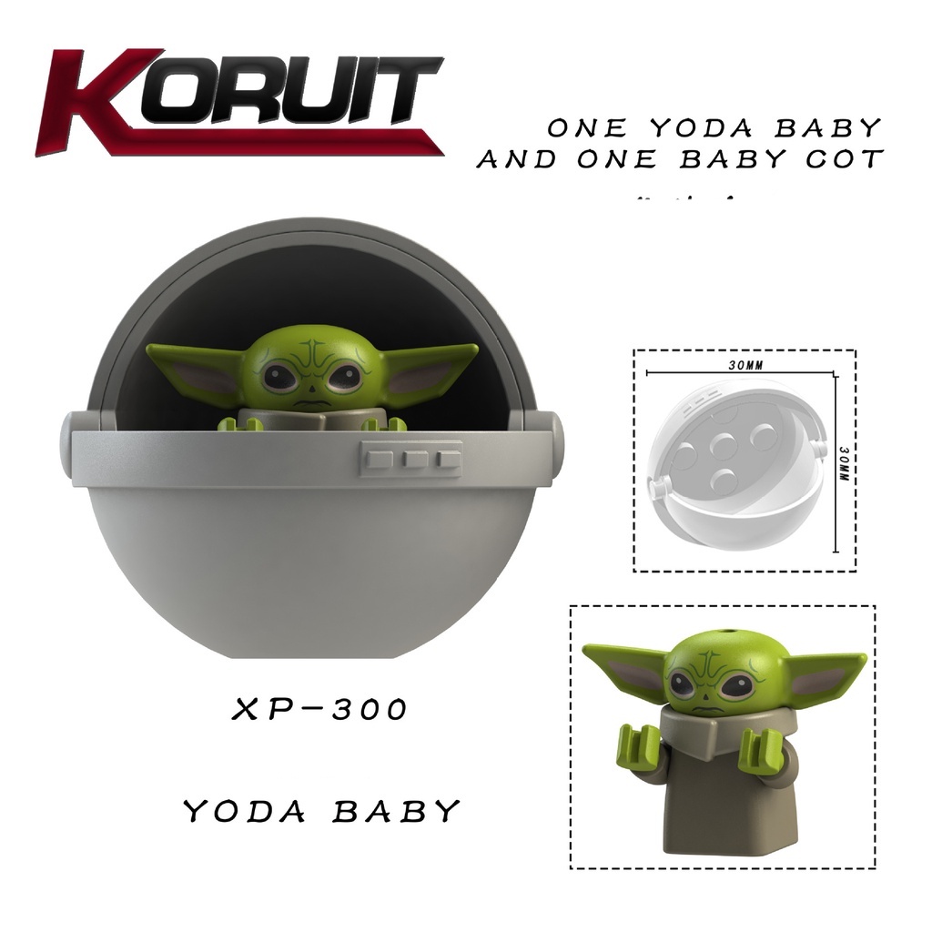 Bộ Đồ Chơi Lắp Ráp lego Nhân Vật Yoda Trong star wars Dành Cho Bé