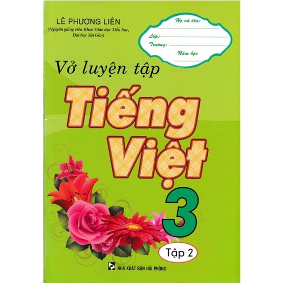 Sách - Combo Vở luyện tập tiếng việt 3 (Tập 1+Tập 2)