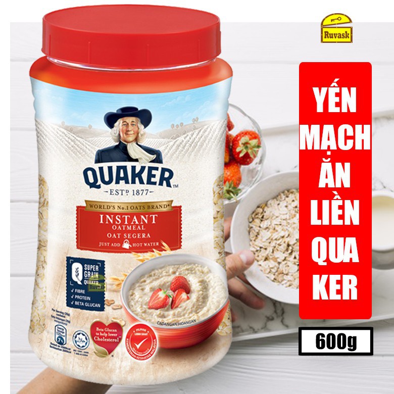 Yến mạch ăn liền Quaker 600g