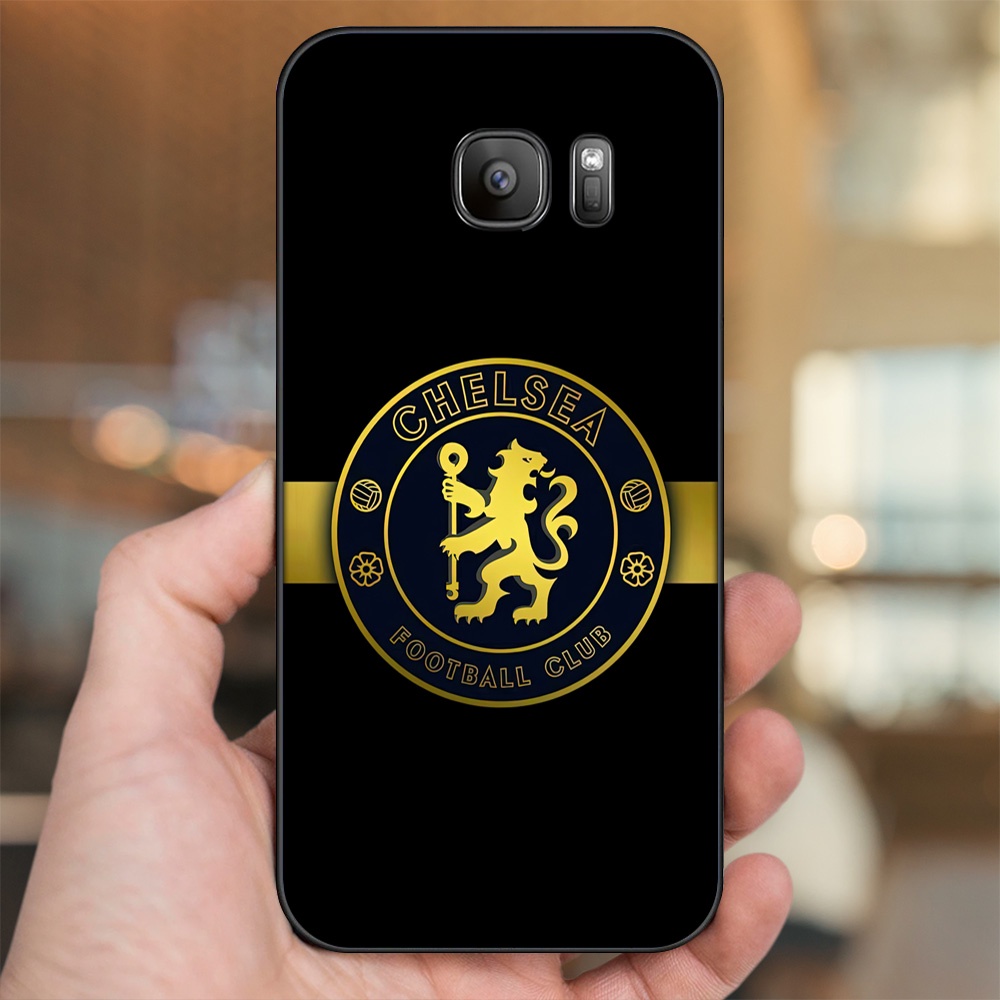Ốp lưng Samsung S6, S6 Edge, S6 Edge Plus, S7, S7 Edge viền đen in hình Chelsea FC