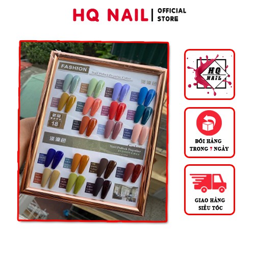 Set sơn gel 18 màu siêu đẹp HOT Trend của năm 2021 - Có kèm bảng