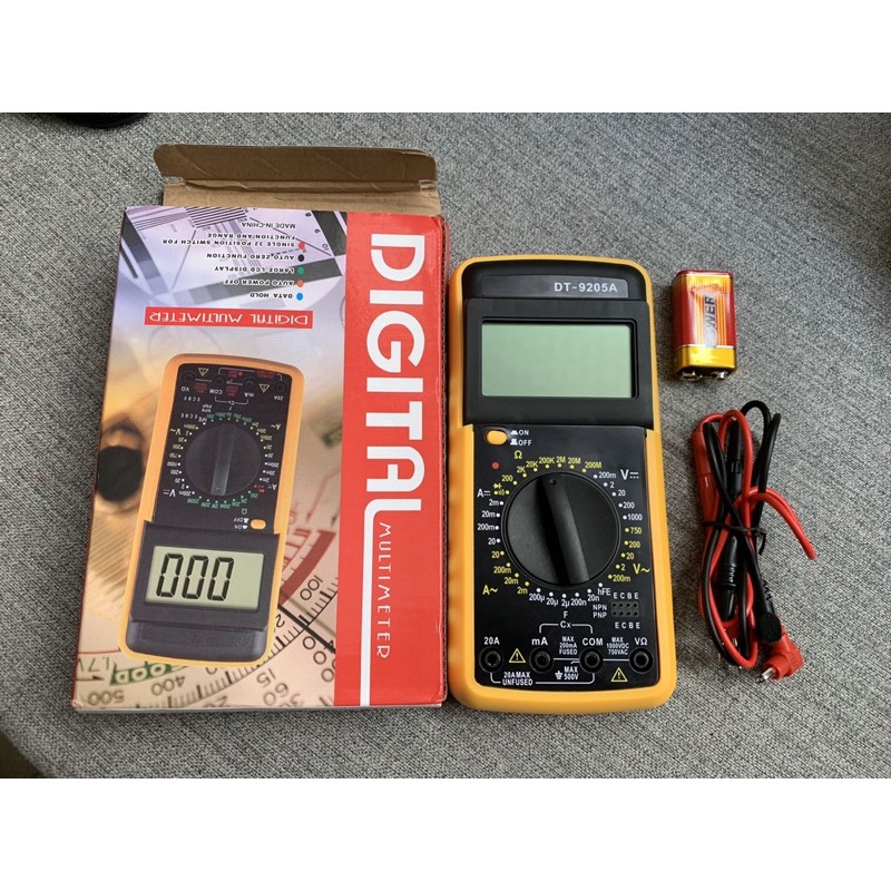 đồng hồ vạn năng dt9205