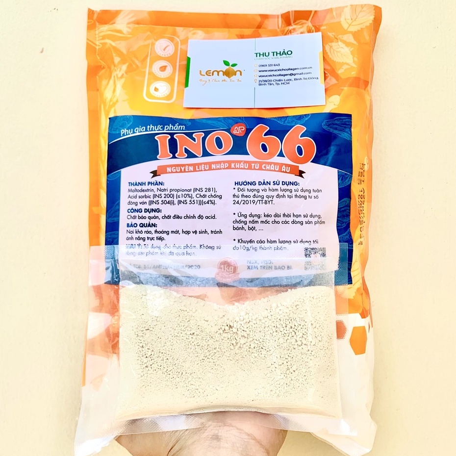 Chất bảo quản INO AP 66 nguyên liệu châu Âu, dùng cho bánh ngọt, bún mì tươi, vỏ bánh trung thu