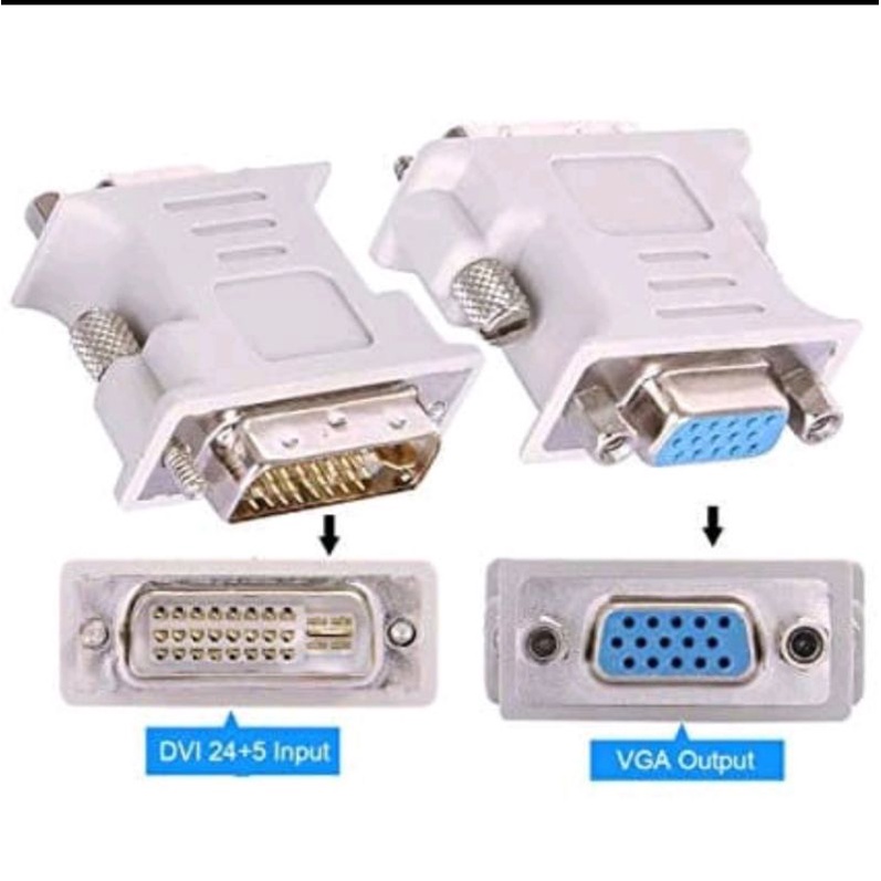 Bộ chuyển đổi Dvi 24+5 sang VGA Dvi sang VGA 24+5 | BigBuy360 - bigbuy360.vn