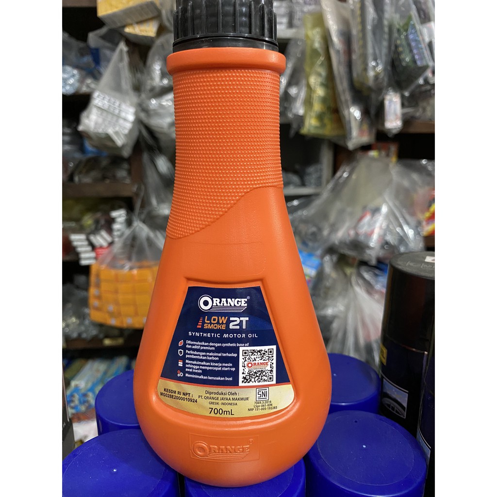 Nhớt thơm 2T ORANGE 700ml không khói