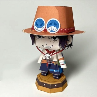 Mô hình giấy anime [One Piece] chibi Portgas D. Ace