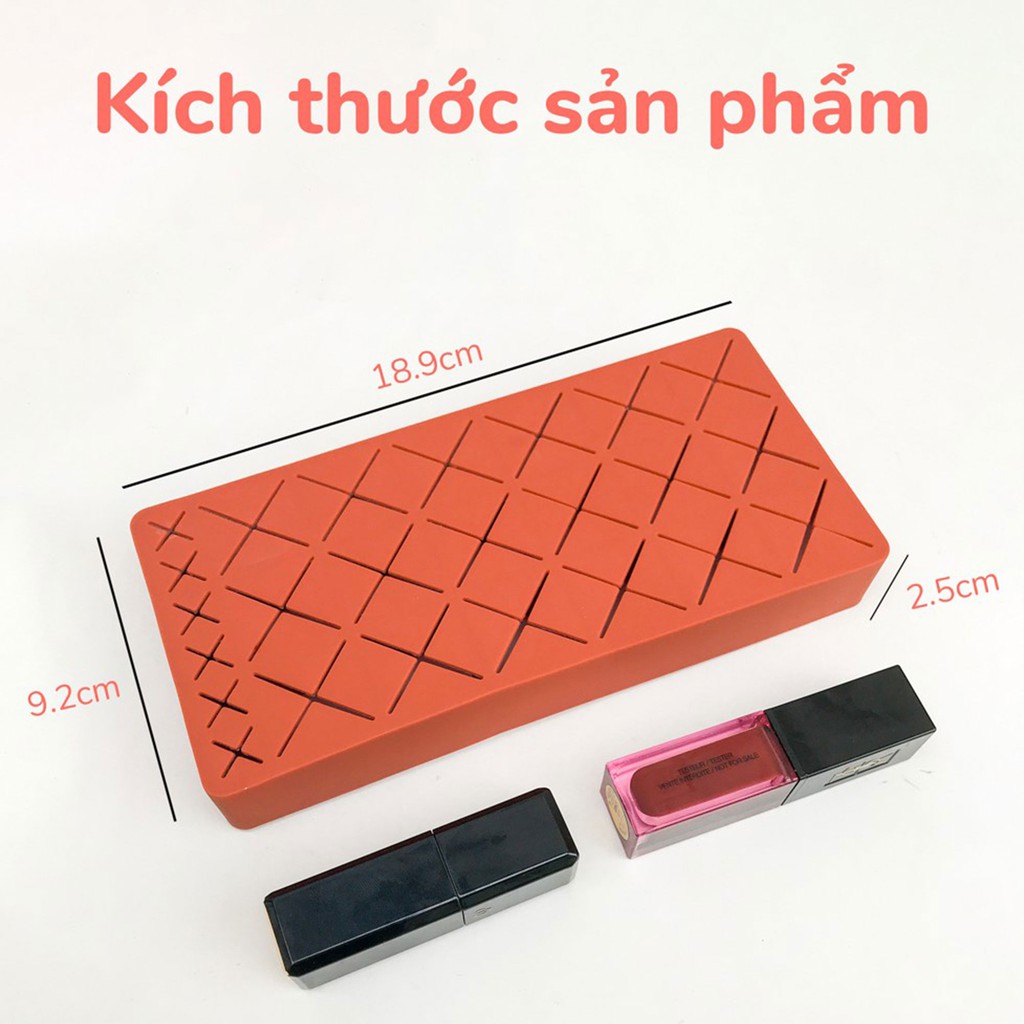 Khay Cắm Đồ Trang Điểm Mặp Mặp, Khay Cắm Son, Dụng Cụ Đựng Mỹ Phẩm