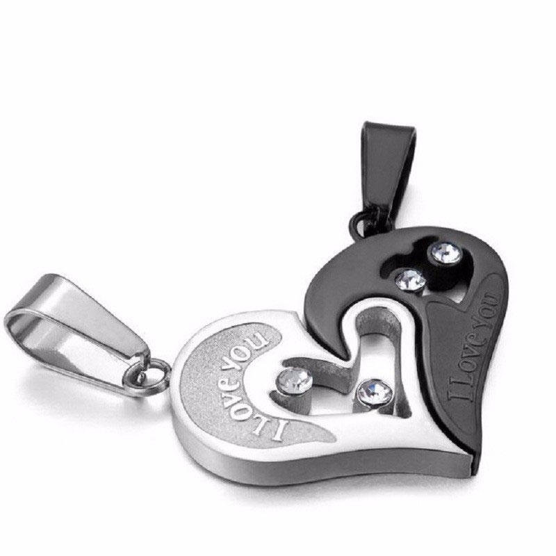 vòng cổ Nam Châm Mặt Hình Trái Tim Thời Trang