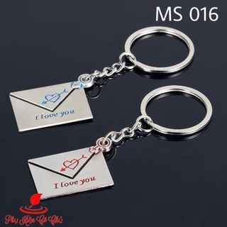 Móc Khóa Cặp Bao Thư Vận Chuyển Tình Yêu - MS016