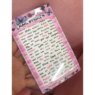 STICKER DÁN MÓNG SIÊU XINH CHUYÊN DỤNG CHO DÂN LÀM MÓNG