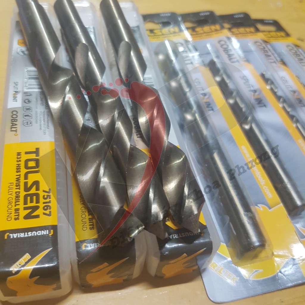 Mũi khoan inox siêu cứng Tolsen 5mm ~ 10mm