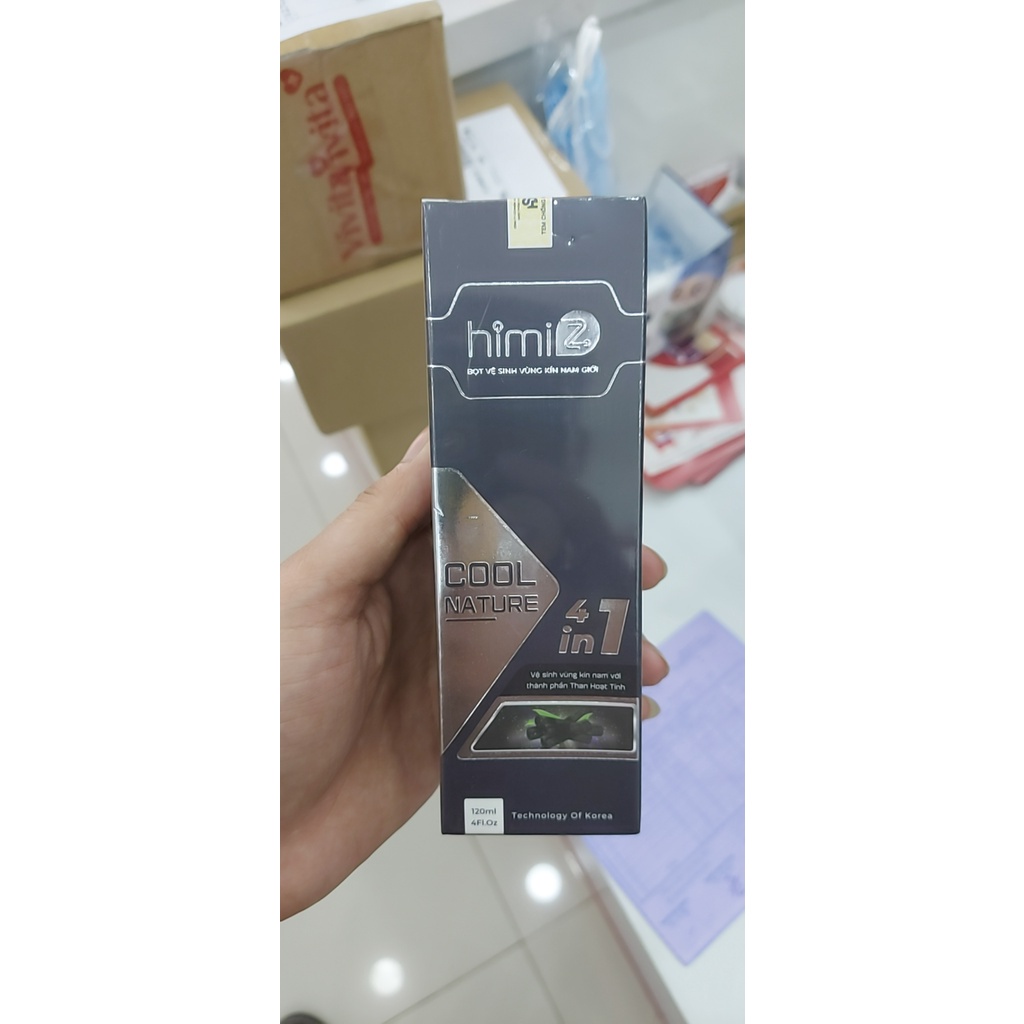 Dung dịch bọt vệ sinh nam Himiz 4in Cool Natural 120ml