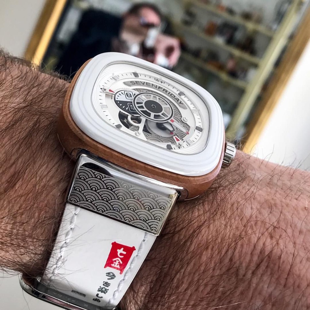 Đồng Hồ Nam  - Automatic - Hộp Gỗ, Sách, Thẻ Bảo Hành, Khăn, Dây Cao Su Cao Cấp Tặng Kèm