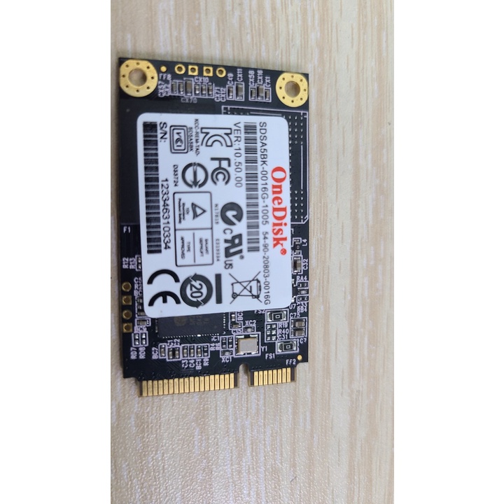 Ổ cứng ssd chuẩn msata 16G