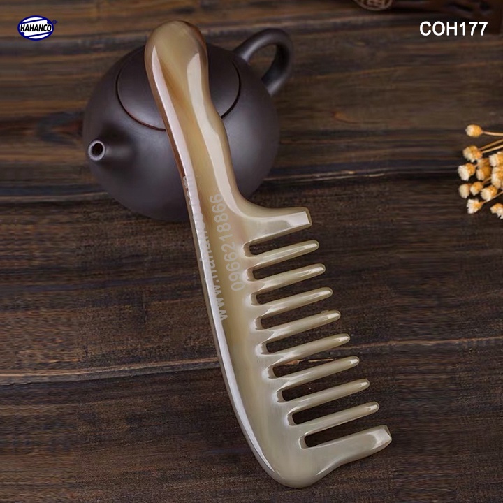 Lược sừng răng thưa xuất Nhật  Cho tất cả các loại tóc