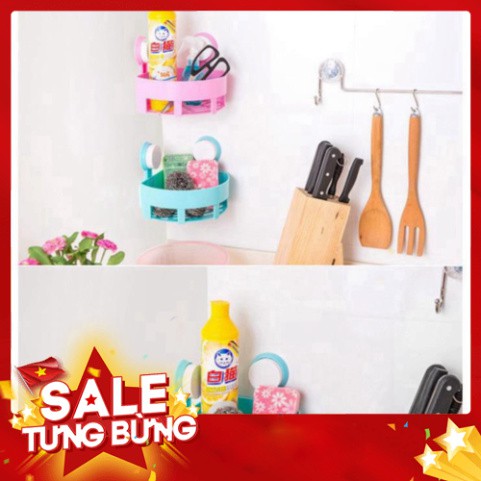 [FREE SHIP] Kệ góc tam giác treo để đồ nhà tắm,nhà bếp hút chân không 💥SIÊU HOT💥