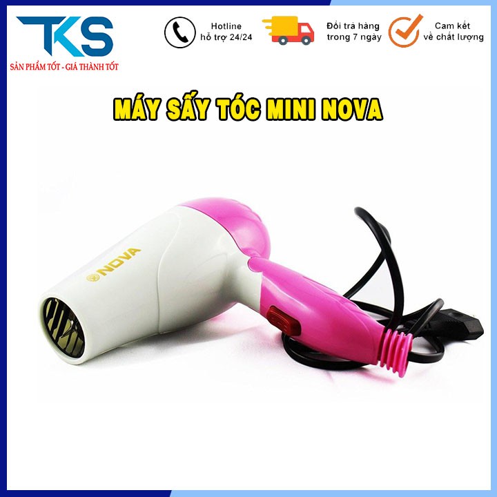 Máy sấy tóc mini NOVA gấp gọn, Máy sấy du lịch tiện dụng