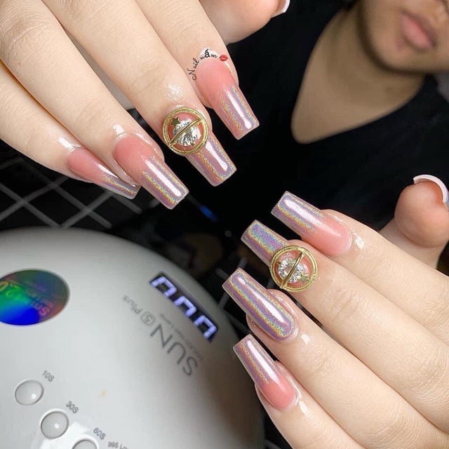 Tráng gương cầu vồng làm nail - Phụ kiện Nail