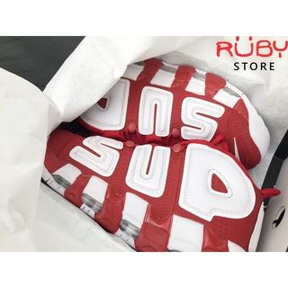 Giày Uptempo Đỏ Trắng (Ảnh thật shop chụp 100%)