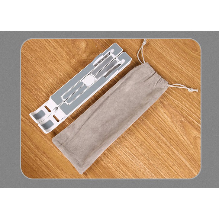 Giá đỡ laptop, kệ laptop tản nhiệt 6 nấc chỉnh được độ cao, có thể gập gọn | BigBuy360 - bigbuy360.vn