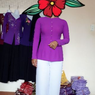 Áo bà ba trơn kg kèm quần