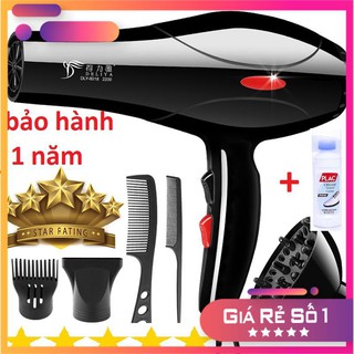 [ SIÊU KM ] Máy sấy tóc tạo kiểu Deliya 2200W tặng kèm bộ phụ kiện 5 chi tiết